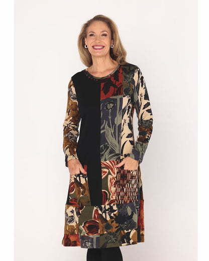 Dagomba Dress - Earthy Tones