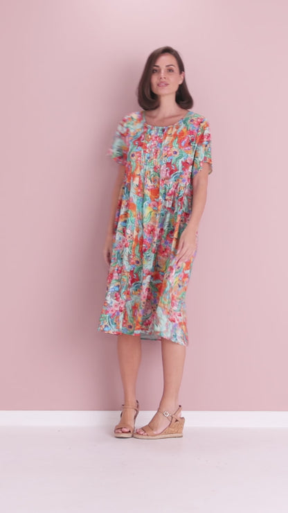 Elora Dress - Butterfly Sunset