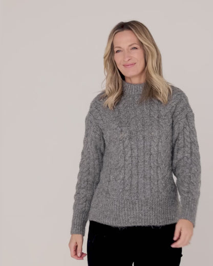 Glastonbury Knit - Charcoal