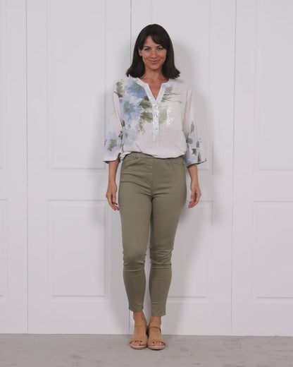 Denver Jeggings - Olive