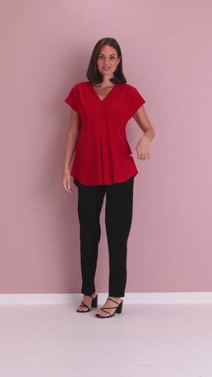 Ashlyn Top - Ruby Red