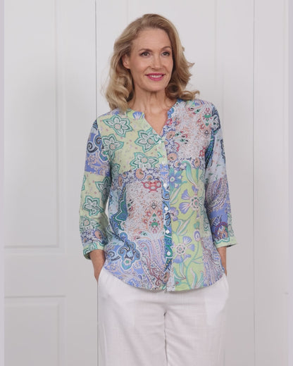 Leona Blouse – Paisley Garden