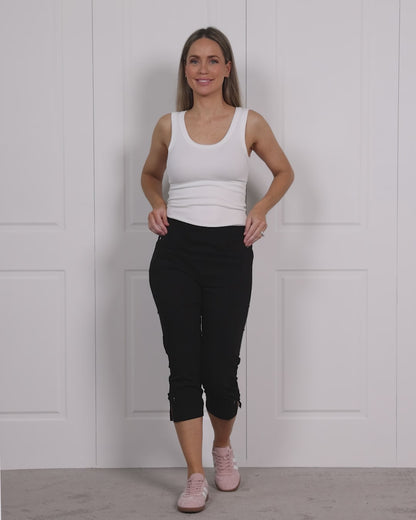 Travel Ease Tab Pants - Black