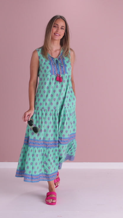 Toronto Maxi Dress - Sea