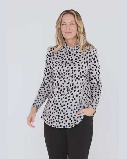 Tallarook Top - Black Spot