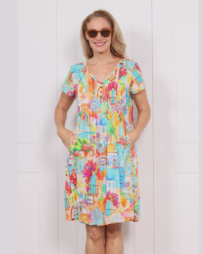 Easy Fit Dress - Summer Print
