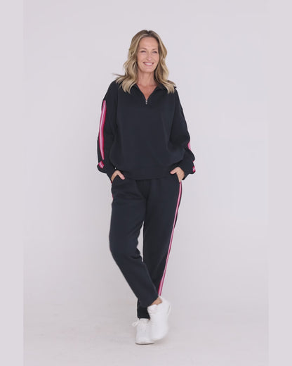 Lover Track Pant - Navy