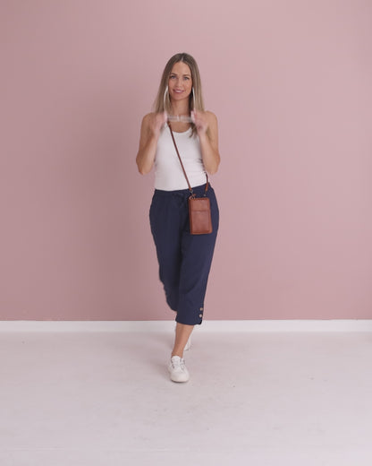 Danny Capri Pants - Navy