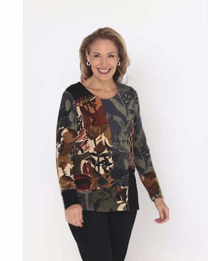Dagomba Top - Autumn Tones