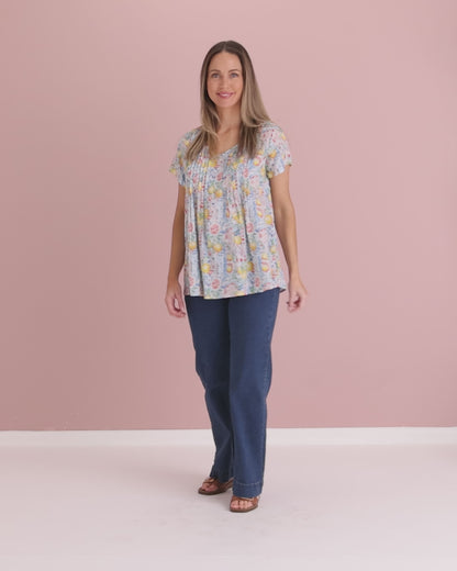 Carmody Cotton Top - Limoncello
