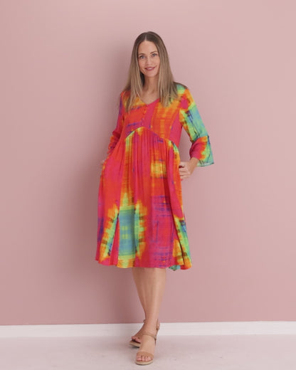 Tina Dress - Sunset Wash