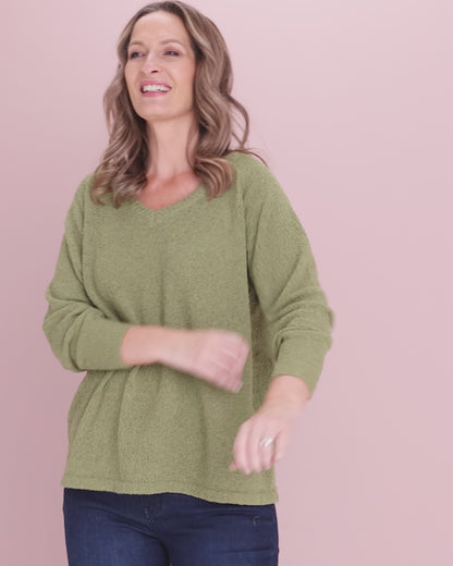 Eliana Jumper - Moss