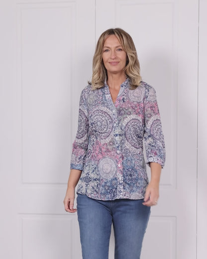 Mirella Shirt - Lunar Mandala