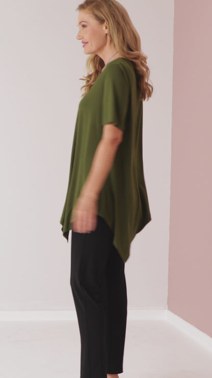 Acacia Top - Khaki