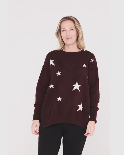 Sandford Knit - Chocolate Star
