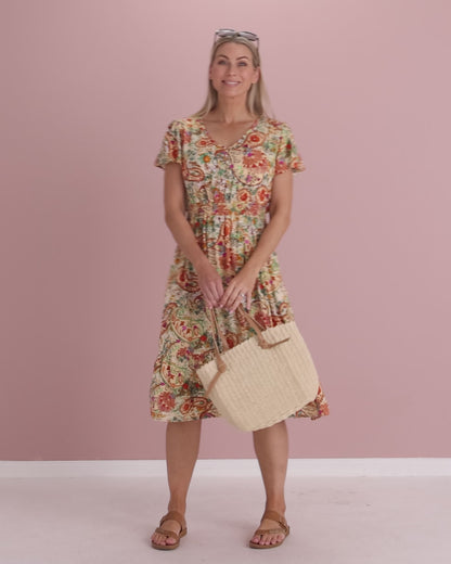 Storybook Dress - Floral Paisley