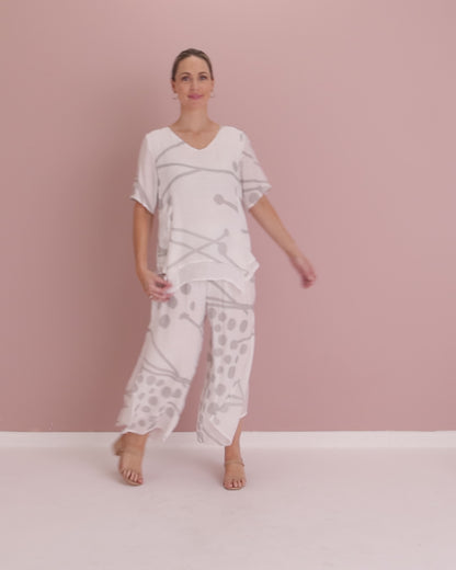 Silver Drift Top – Mist Grey