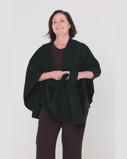 Olinda Poncho - Black