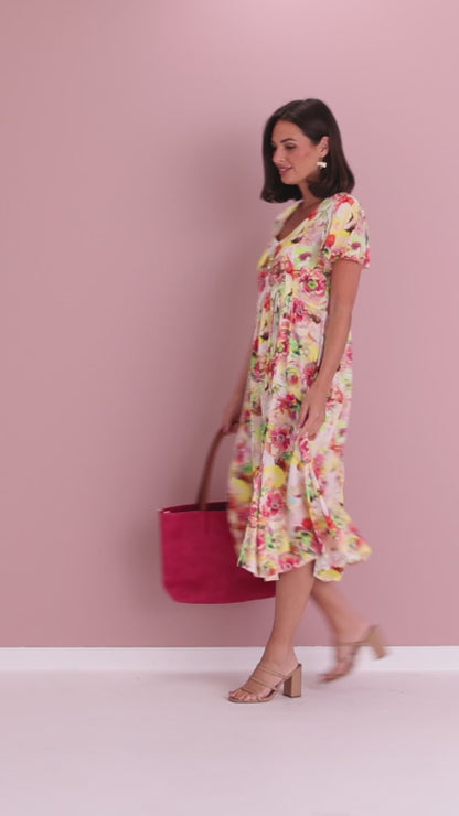 Brighton Dress - Sunrise Floral