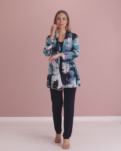 Naomi Mesh Jacket - Seascape