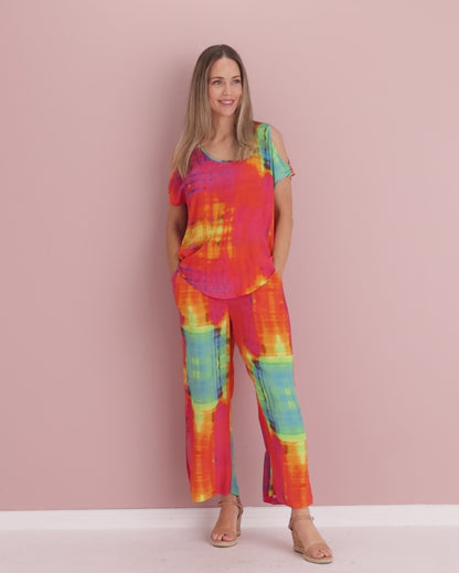 Summer Rainbow Pant - Sunset Wash