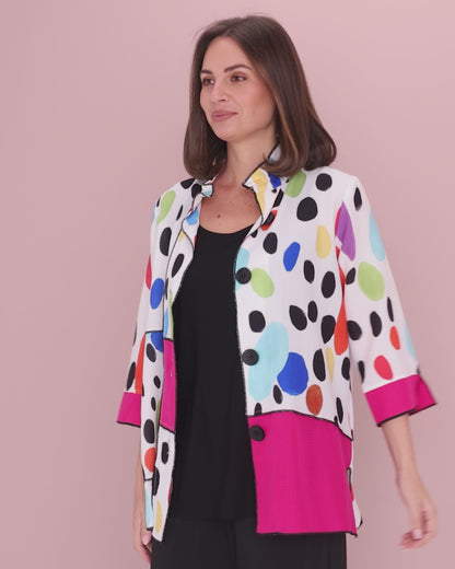 Overlock Mix Shirt - Party Print