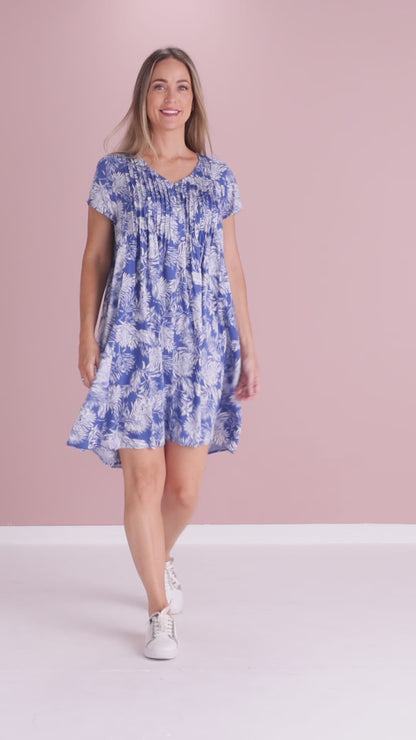 Isla Dress - Blue Breeze