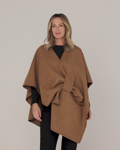 Olinda Poncho - Tan