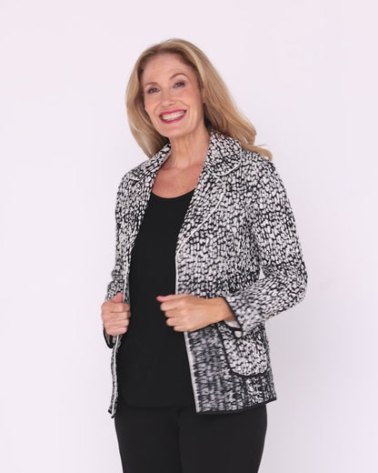 Redbank Jacket - Black/Cream