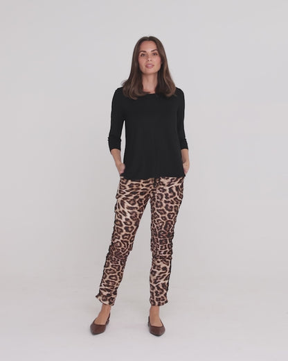 Norah Pants - Animal Print