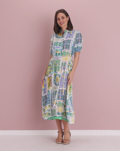 Leona Dress - Sicilian Citrus