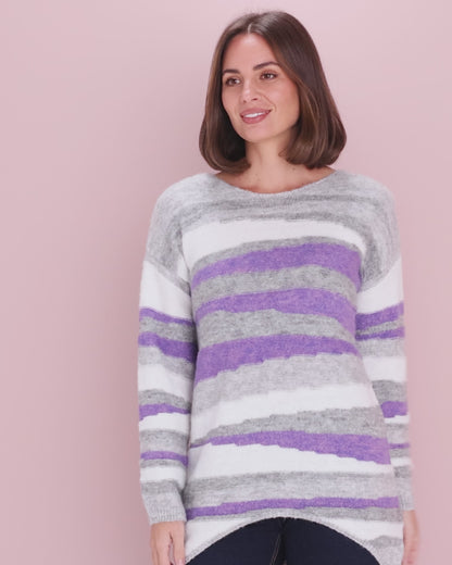 Paddington Jumper - Lavender Snow