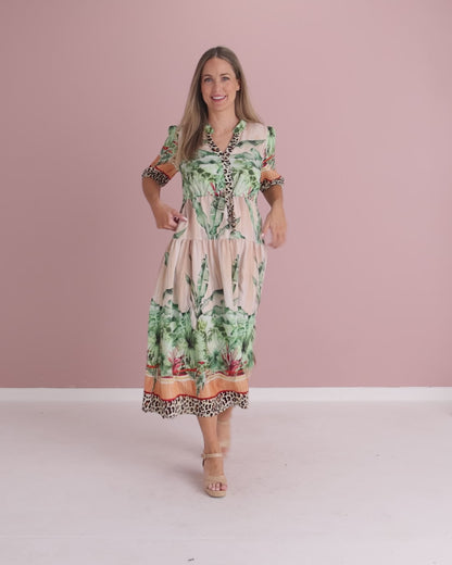 Malaika Dress - Jungle Safari