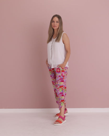 Cartia Pants - Tropicana Tiles