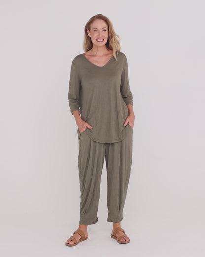 Alisha Pants - Khaki