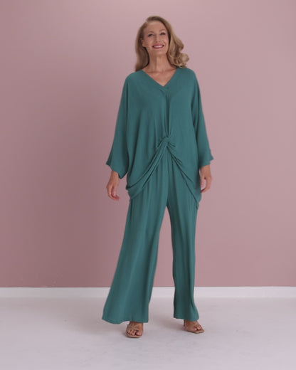 Alegria Twist Top - Lagoon