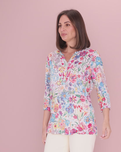 Candy Top - Watercolour Floral