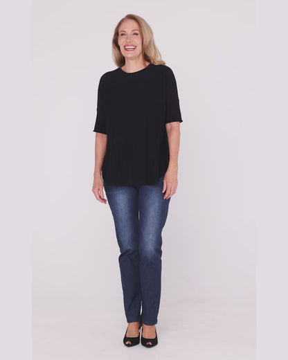 Jarrah Knit Top - Black