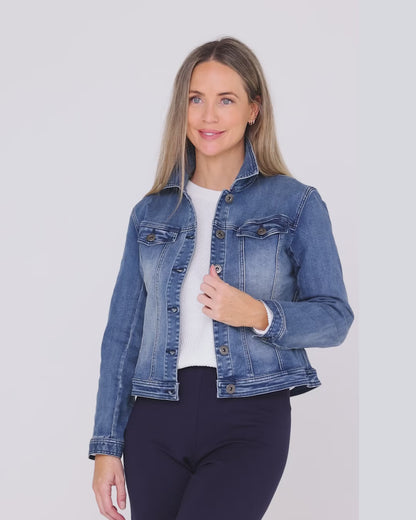 Carolyn Denim Jacket - Denim