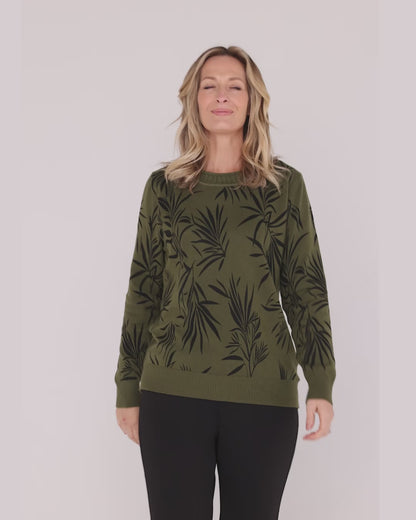 Thornton Top - Khaki Black