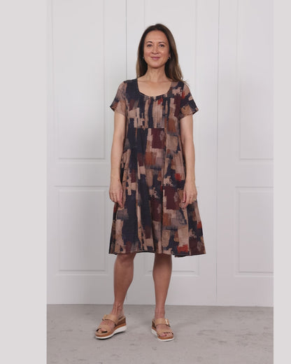 Emery Dress - Woodland Patch