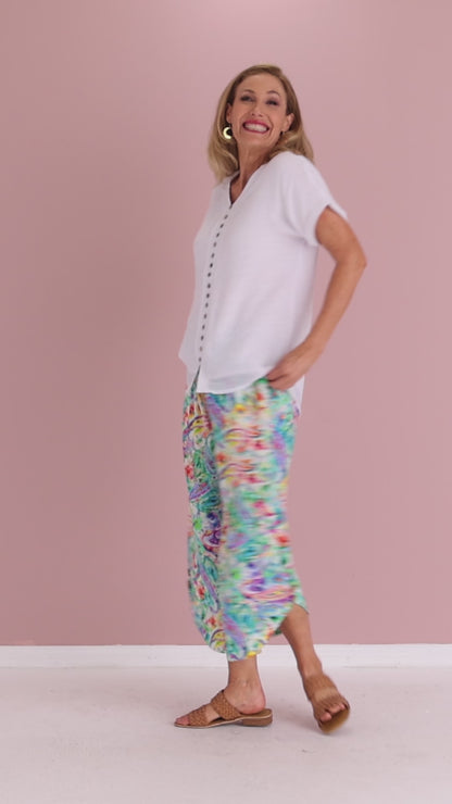 Cartia Pants - Tropical Paisley