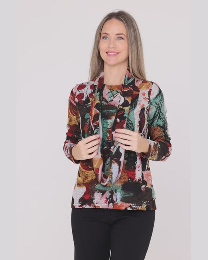 Lani Knit Top & Snood - Autumn Grove