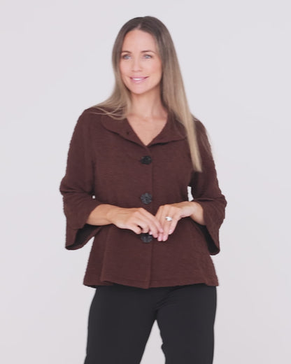 Milan Jacket - Chocolate