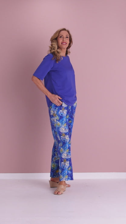 Summer Sands Pant - Electric/Starry Night