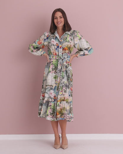 Selene Dress - Tropical Paradise