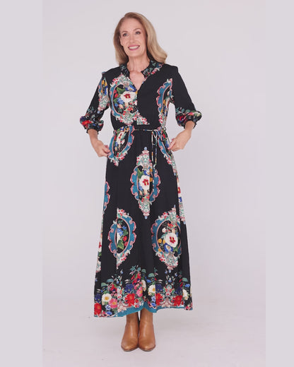 Enara Dress - Baroque Bloom