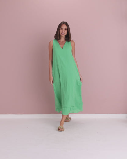 Orsula Tank Maxi Dress - Jade