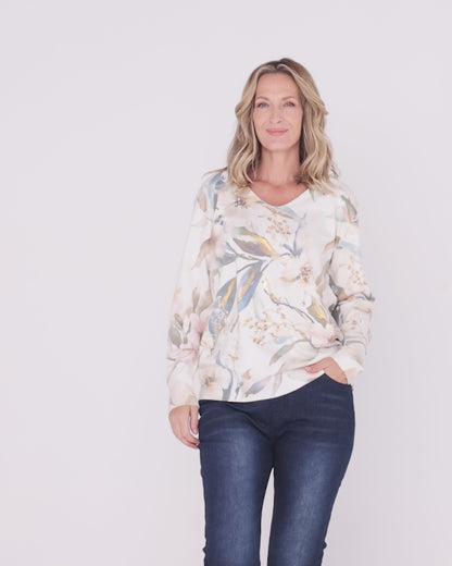Maia Knit - Apricot Bloom