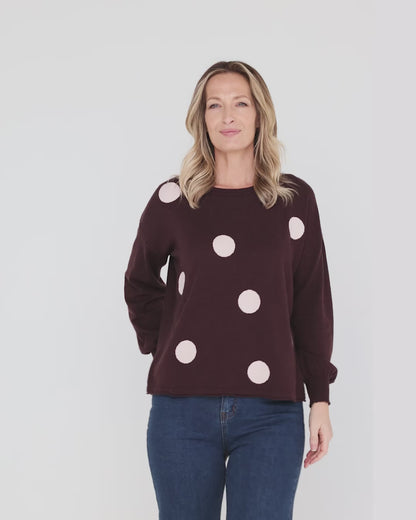 Tambo Knit - Brown Spot